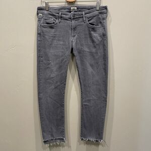 Citizens of Humanity Racer Low Rise Skinny Jean Grey - Size: 31